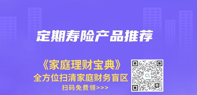 定期寿险产品推荐插图