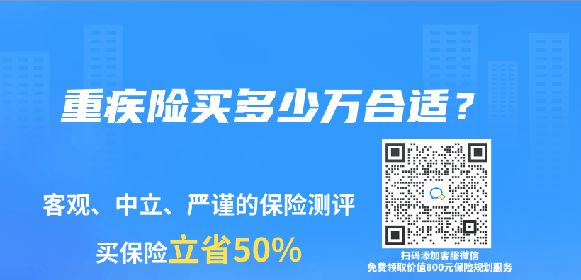 重疾险买多少万合适？插图