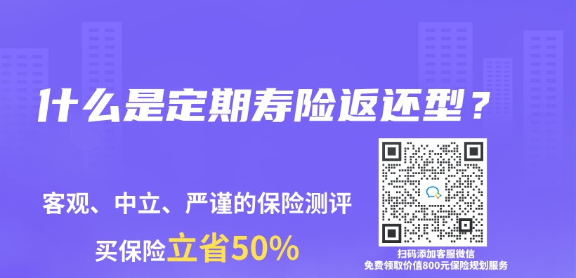 什么是定期寿险返还型？插图