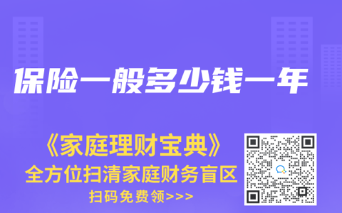 保险一般多少钱一年