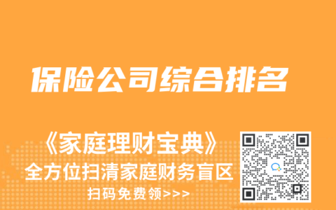 保险公司综合排名