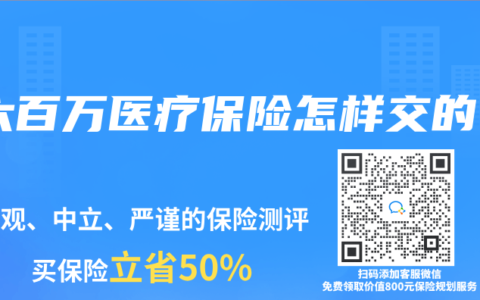六百万医疗保险怎样交的