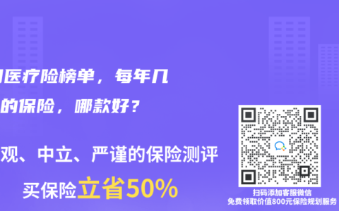 2024年12月医疗险榜单，每年几百元的保险，哪款好？